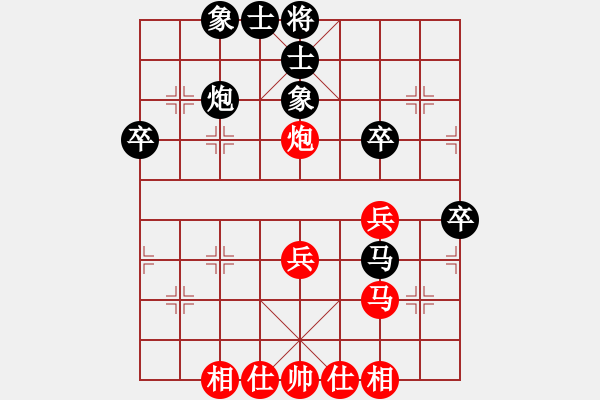 象棋棋譜圖片：5219局 A04-巡河炮局-旋風(fēng)引擎24層 紅先和 天天AI選手 - 步數(shù)：40 