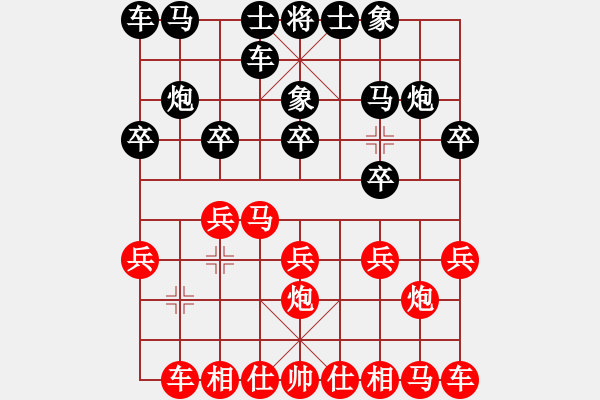 象棋棋譜圖片：將帥的書(shū)童 先負(fù) 我不是大師。 - 步數(shù)：10 