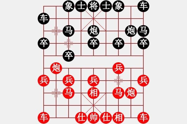 象棋棋譜圖片：老龍[3399855264] -VS- 橫才俊儒[292832991] - 步數(shù)：10 