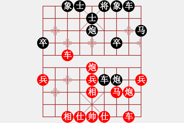 象棋棋譜圖片：順炮局（我后勝巫師競(jìng)技場(chǎng)呂蒙） - 步數(shù)：30 