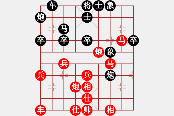 象棋棋譜圖片：綠林好手(1星)-勝-鈍刀王三(2星) - 步數(shù)：40 