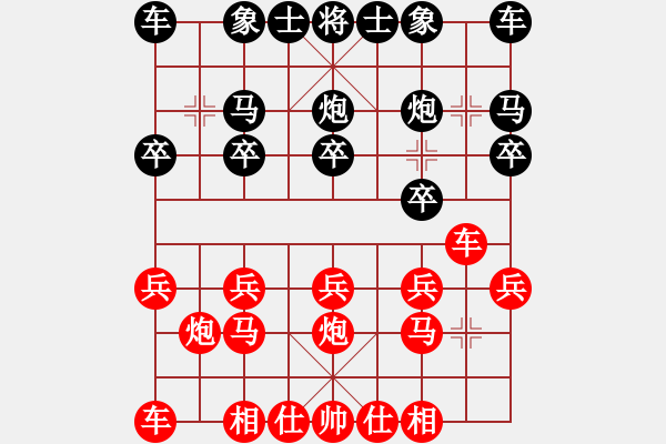 象棋棋譜圖片：葬心紅勝算了吧963【中炮對(duì)列炮】 - 步數(shù)：10 