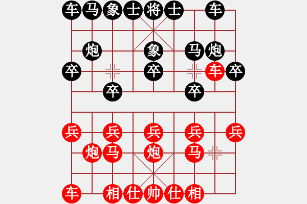 象棋棋谱图片：farton(9级)-胜-miduoduo(5r) - 步数：10 