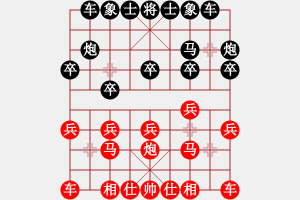 象棋棋谱图片：姚洪新 先和 张瑞峰 - 步数：10 
