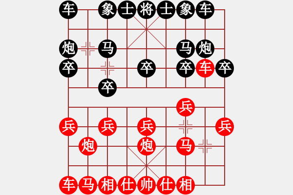 象棋棋谱图片：独眼江南龙(电神)-胜-风雅谷主(天罡) - 步数：10 