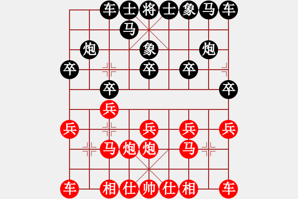 象棋棋譜圖片：并州魔 劍未出鞘 身已死；王太公 妙手飛象 巧屠龍 - 步數(shù)：10 