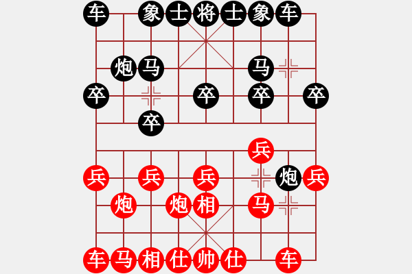 象棋棋谱图片：R6 19 朱永吉 先胜 谢汶谕.xqf - 步数：10 