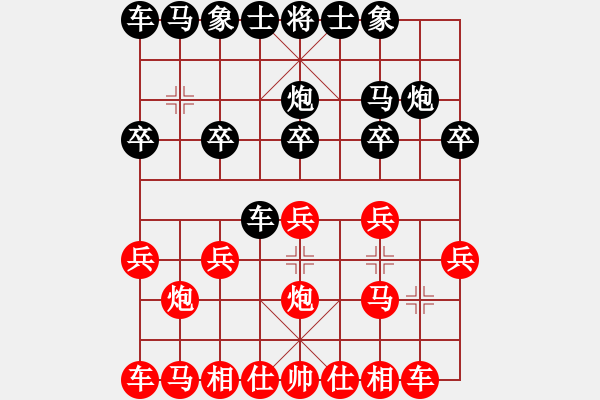 象棋棋谱图片：长沙满哥(北斗)-胜-赛客(9星) - 步数：10 