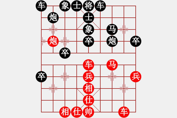 象棋棋譜圖片：昌邑象棋(8星)-負(fù)-股里古怪(6星) - 步數(shù)：40 