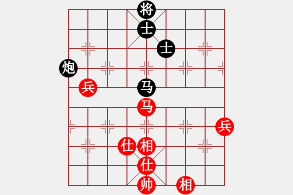 象棋棋譜圖片：小亮-勝-QQ棋友(中炮過(guò)河車(chē)進(jìn)中兵對(duì)平炮兌車(chē)退窩心馬) - 步數(shù)：120 