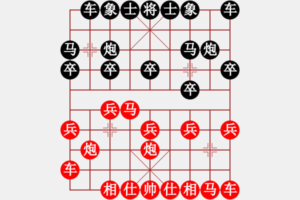 象棋棋谱图片：王阳俊 先负 张志明 - 步数：10 