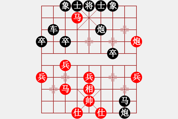 象棋棋譜圖片：華山論劍T盾周賽【calcium】負(fù)【海下天】2023-05-11 - 步數(shù)：40 