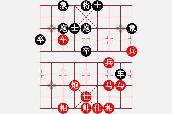 象棋棋譜圖片：過宮炮對(duì)黑3路卒左士角炮（旋風(fēng)V7.0拆棋）紅勝 - 步數(shù)：60 