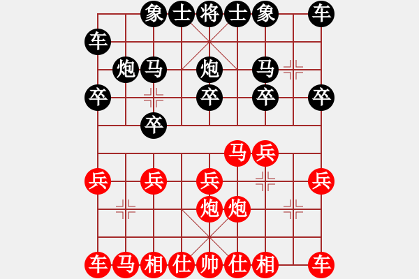 象棋棋譜圖片：湖南朱廣桂先勝江西劉春雨第5屆“大地杯”第2輪97臺 - 步數：10 