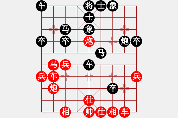 象棋棋譜圖片：軍營毛驢車測評：行云流水先負軍營毛驢車 中炮對屏風馬雙炮過河 - 步數(shù)：30 