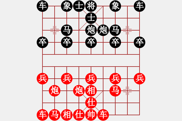 象棋棋譜圖片：簡單的快樂[444977019] -VS- 橫才俊儒[292832991]（漢庭記憶9輸） - 步數(shù)：10 