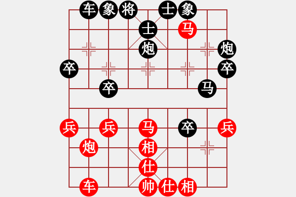 象棋棋譜圖片：炮５進３　１ - 步數(shù)：0 