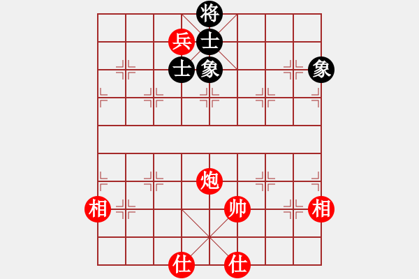 象棋棋譜圖片：測評 炮低兵 士象全 - 步數(shù)：80 