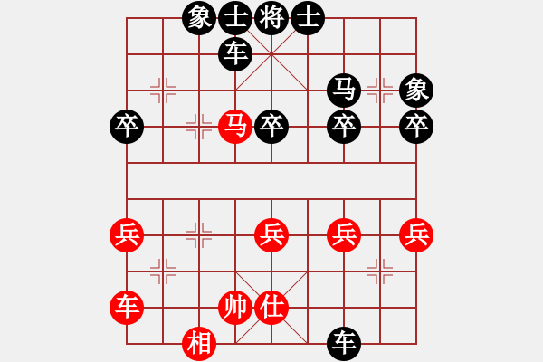 象棋棋譜圖片：2006年弈天聯(lián)熱身賽：第六輪不游泳的魚(8星)-負-蘇州吳中區(qū)(5f) - 步數(shù)：36 