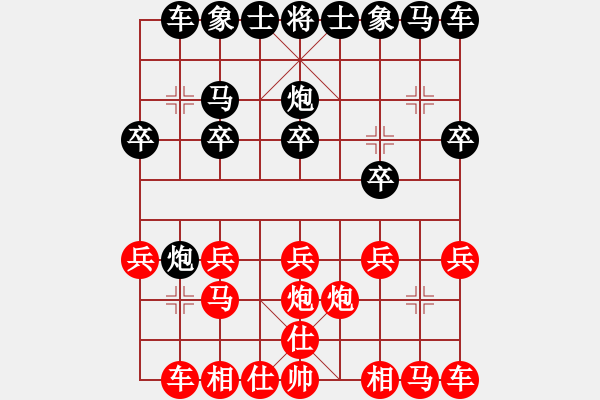 象棋棋譜圖片：康爾波(5r)-勝-周璐(5r) - 步數：10 