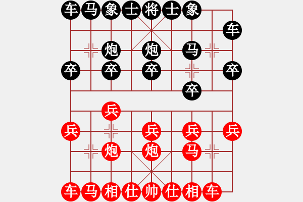 象棋棋譜圖片：150920 公開女子組 第3輪 第2臺 鄭麗晴 勝 謝詠恩 - 步數：10 