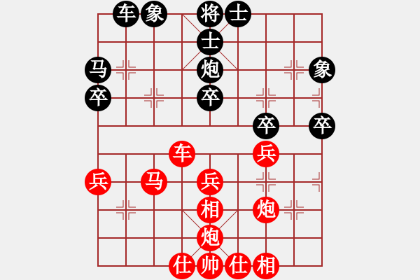 象棋棋譜圖片：150920 公開女子組 第3輪 第2臺 鄭麗晴 勝 謝詠恩 - 步數：40 