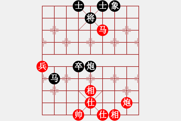 象棋棋譜圖片：棋壇之怪杰(日帥)-和-半只煙(人王) - 步數(shù)：100 