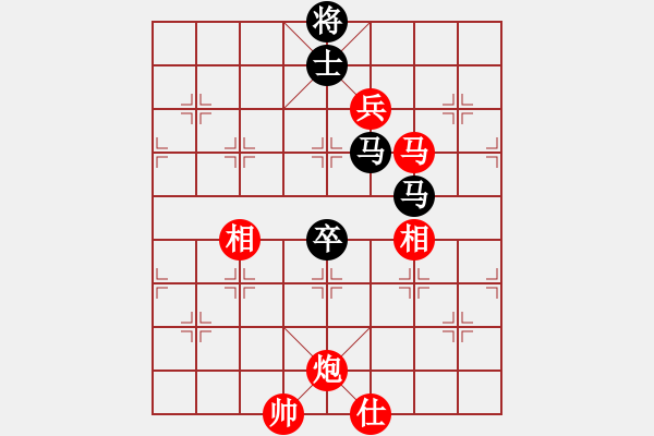 象棋棋譜圖片：hi[紅] -VS- xiang-qiji[黑] - 步數(shù)：200 