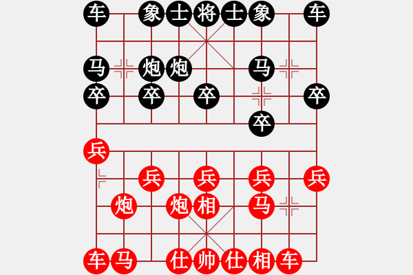 象棋棋譜圖片：2013年1月大興區(qū)月賽第六輪 張力 先和 張一男 - 步數(shù)：10 