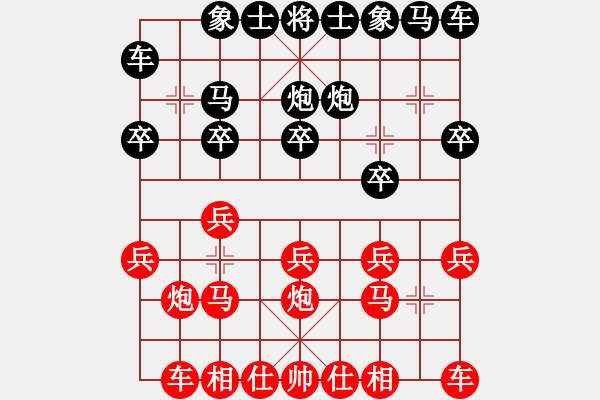 象棋棋譜圖片：哈哈[2449505605] -VS- 功夫[2103961402] - 步數(shù)：10 