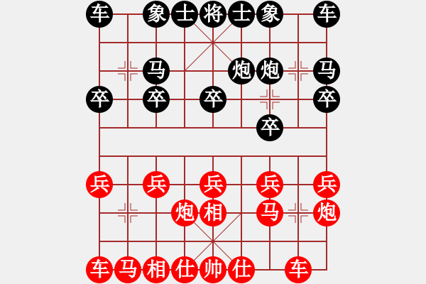 象棋棋譜圖片：棋藝會友VS日日思君可奈何(2011-9-19) - 步數：10 