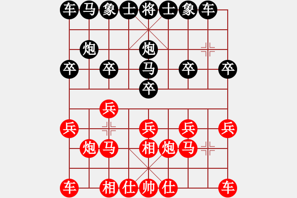 象棋棋譜圖片：老高高(3段)-負(fù)-懷杰(4段) - 步數(shù)：10 