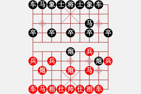 象棋棋譜圖片：醉棋渡河[紅] -VS- 曉春三月[黑] - 步數(shù)：10 