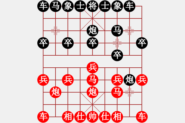 象棋棋譜圖片：養(yǎng)蜂人。[紅] -VS- 。飄絮＆夢(mèng)[黑] - 步數(shù)：10 