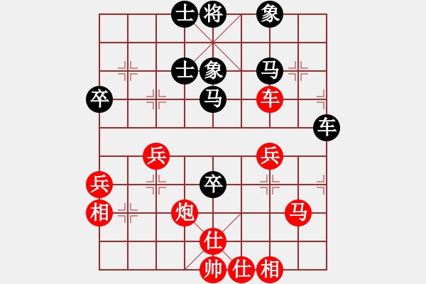 象棋棋譜圖片：2019.2.7.5二十分鐘后和8-3大將軍雙炮過河 - 步數(shù)：70 