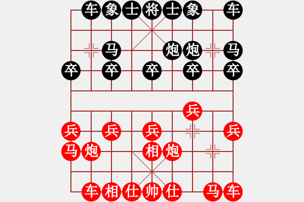 象棋棋譜圖片：疑犯追蹤(2級)-負(fù)-棋術(shù)不正(3級) - 步數(shù)：10 