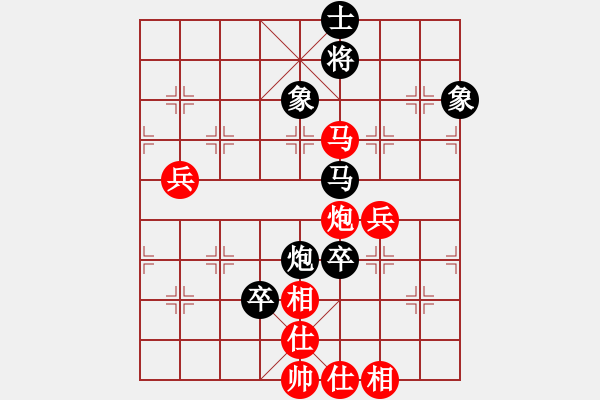 象棋棋譜圖片：棄子大師(4段)-負(fù)-謝拒軟件(3段) - 步數(shù)：100 