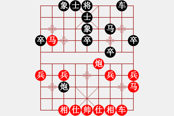 象棋棋譜圖片：清仁福壽(業(yè)8–3)先勝老宋(業(yè)8–1)202105161540.pgn - 步數(shù)：30 