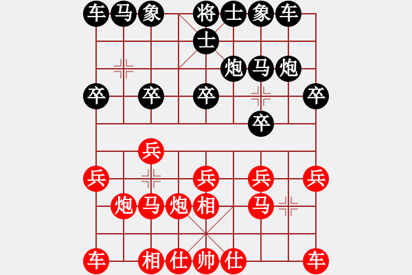 象棋棋譜圖片：開(kāi)局兩千塊(6段)-和-棋友秋水(6段) - 步數(shù)：10 