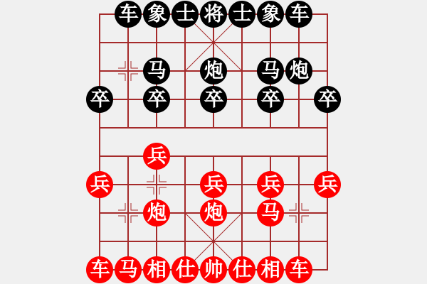 象棋棋譜圖片：譜論變(1段)-負(fù)-巴山飛天虎(9級(jí)) - 步數(shù)：10 