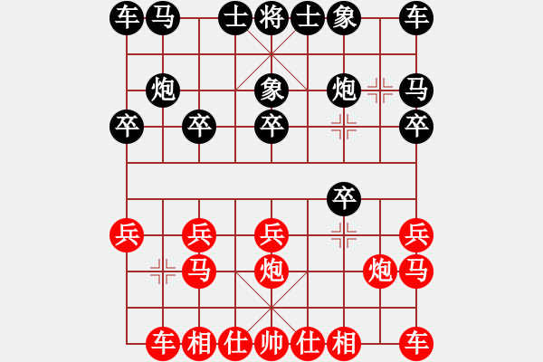 象棋棋譜圖片：小鳳哥(7段)-負-和舒淇有緣(1段) - 步數(shù)：10 