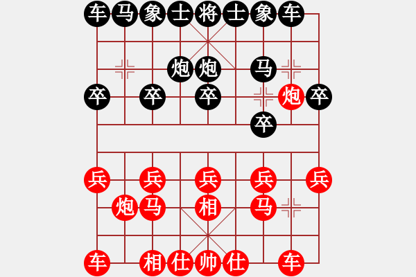 象棋棋譜圖片：市賽前十名(3段)-負(fù)-棋逢弈緣(2段) - 步數(shù)：10 