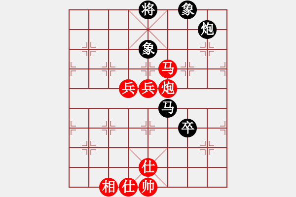 象棋棋譜圖片：朱劍秋     先勝 何順安     - 步數(shù)：100 