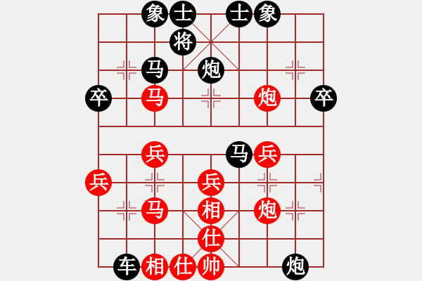 象棋棋譜圖片：兩頭蛇[406039482] -VS- 老牛[719872694] - 步數(shù)：40 