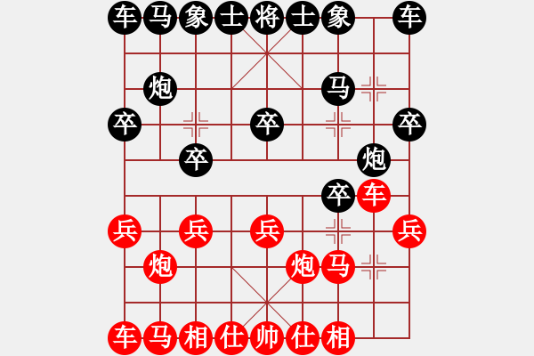 象棋棋譜圖片：zerol(5星)-勝-goldgold(風魔) - 步數(shù)：10 