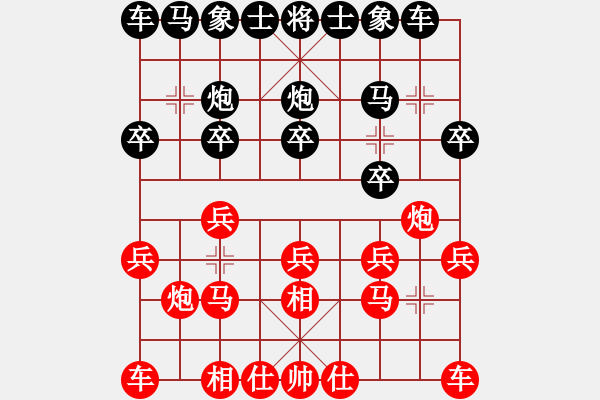 象棋棋譜圖片：溫州隊 張輝 VS 遼陽隊 吳金永 - 步數(shù)：10 