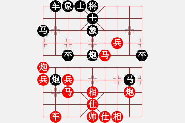 象棋棋譜圖片：旋風(fēng)陣陣(7段)-勝-紅藍棋股(天帝) - 步數(shù)：40 