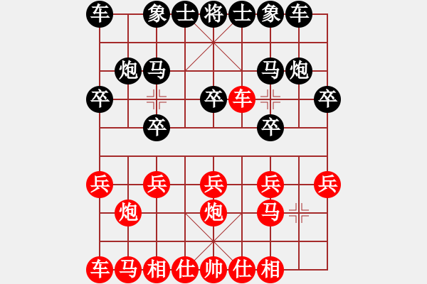 象棋棋譜圖片：棋緣閣GG孤獨(dú)[89524665] 負(fù) 芳棋(純?nèi)讼缕?[893812128] - 步數(shù)：10 