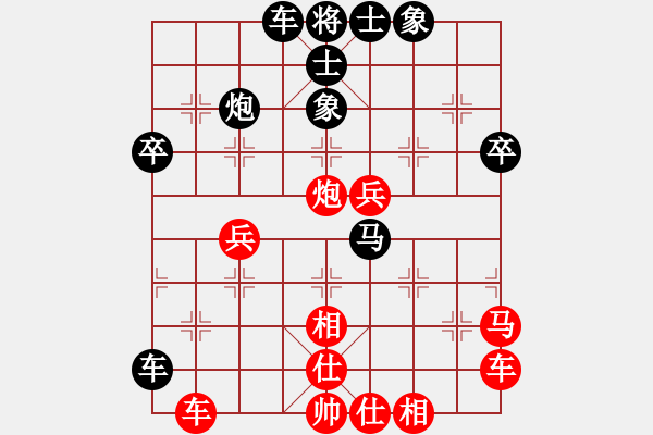 象棋棋譜圖片：張明龍（業(yè)8-1）先和曾彥（業(yè)8-3）.pgn - 步數(shù)：40 