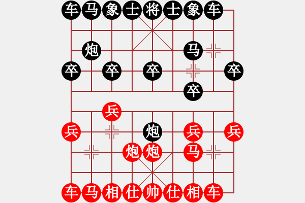 象棋棋譜圖片：象棋愛好者 (先勝) 象棋巫師(傻瓜)(亂走的).PGN - 步數(shù)：10 